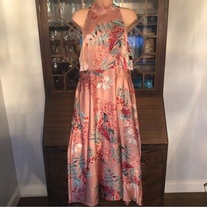 Floral Maxi Dress in Pink